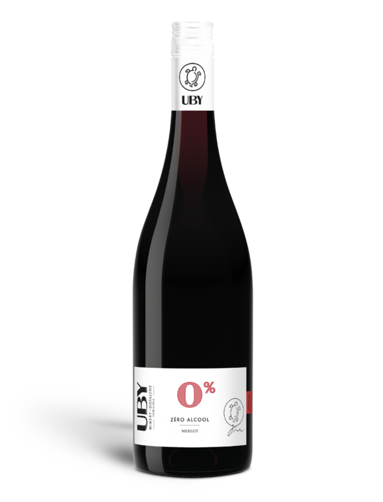 Ceci est un photo de bouteille de vin sans alcool
